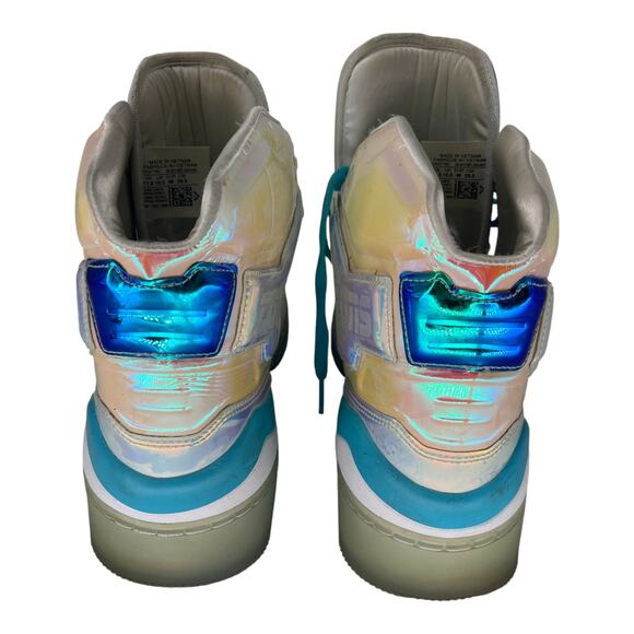 Converse ERX Impress High Top Mens Size 11.5 Iridescent White Sneakers - Picture 4 of 12